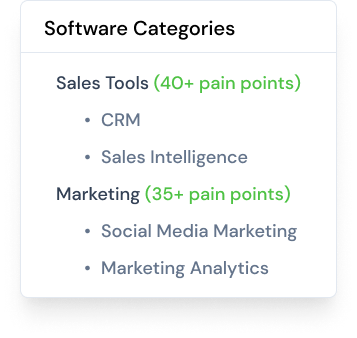 Explore over 50+ software categories